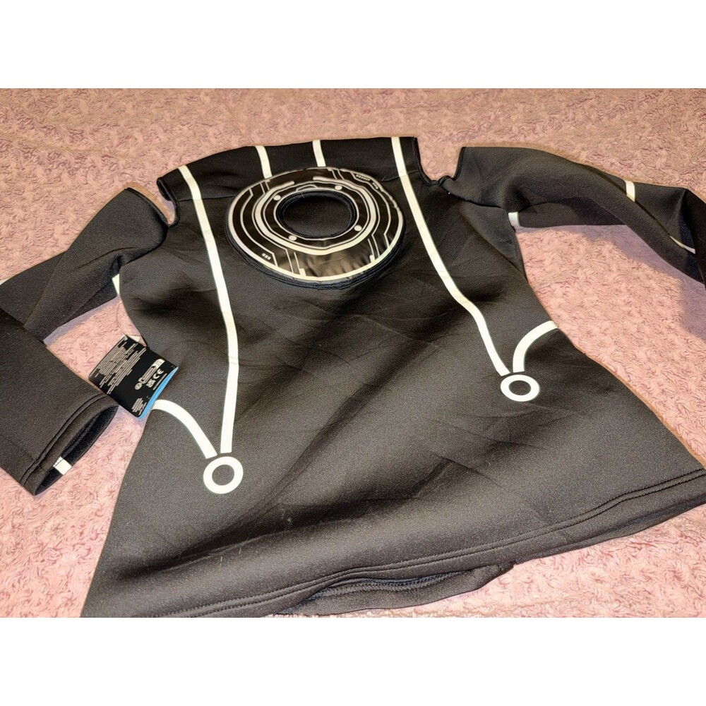 TRON Disney Parks Jacket Adult Large Black Lightcycle Run Light Up NWT